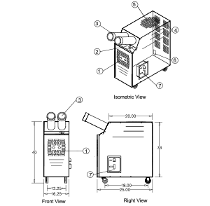 portable air kpac1411-2