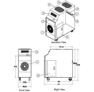 portable heating unit shac1811