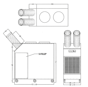 portable air cooler sac12023