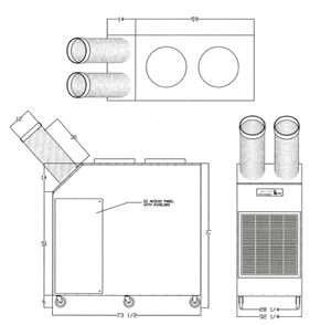 portable air cooler sac12043