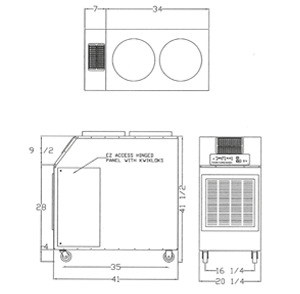 portable air cooler sac2411